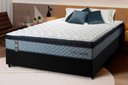 Ver imagem 1 de Conjunto Cama Box Espuma Chicago Cinza Casal 138x188x57