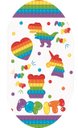 Ver imagem 2 de Toalha de Banho Infantil Felpuda Estampada 60 cm x 110 cm - Pop it