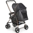 Ver imagem 3 de Carrinho com Bebe Conforto Base Galzerano Milano Preto Cobre