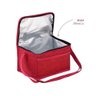 Bolsa Térmica Porta Marmita Lanche Bebida Vermelha - 3