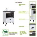 Ver imagem 6 de Balcão para Cooktop e Forno 60cm com Porta Basculante Bogotá BL060 Art In Móveis - Mel