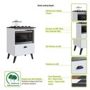 Ver imagem 6 de Balcão para Cooktop e Forno 60cm c/ Porta Basculante Bogotá BL060 Mel - Art In Móveis