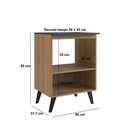 Ver imagem 5 de Balcão para Cooktop e Forno 60cm com Porta Basculante Bogotá BL060 Art In Móveis - Mel