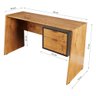 Escrivaninha Versa Mesa para Computador com 2 Gavetas Naturale-preto Fosco Naturale-preto Fosco - 3