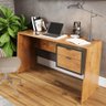 Escrivaninha Versa Mesa para Computador com 2 Gavetas Naturale-preto Fosco Naturale-preto Fosco - 2
