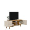 Rack para Tv até 75 Polegadas Orlando Linea Brasil Tauari/off White Brilho - 4
