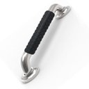 Ver imagem 1 de Barra de Apoio 30cm Inox Superficie Antiderrapante Banheiro Box Idoso Criança Gestante Cadeirante Ac