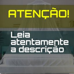 Mosquiteiro Branco para Cama Queen sem Abertura Lateral - 3