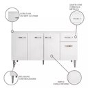 Ver imagem 2 de Balcão para Pia Gabriela 1,50cm - Ajl