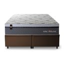 Ver imagem 5 de Conjunto Box Baú Super King Benton Marrom 193x203x78 c/ Molas Ensacadas