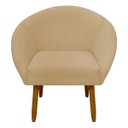Ver imagem 5 de Poltrona Decorativa para Sala Recepção Manicure Consultório Stella Suede