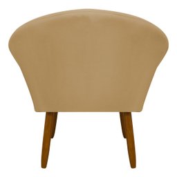 Poltrona Decorativa para Sala Recepção Manicure Consultório Stella Suede - 6