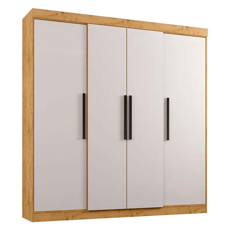 アマハラ R N Guarda Roupa Casal B23066 Freijó Baunilha - Araplac | MadeiraMadeira