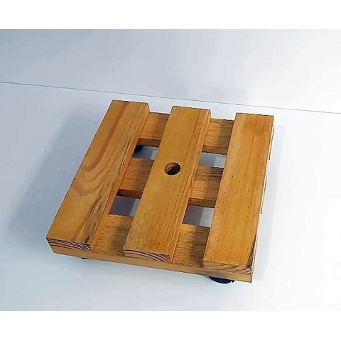 Suporte Para Vasos De Plantas Com Rodinhas 35x35 Cm