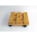 Ver imagem 2 de Suporte Para Vasos De Plantas Com Rodinhas 35x35 Cm