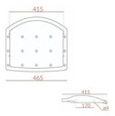 Ver imagem 2 de Assento Ergoplax Plástico Laranja Cadeira Iso