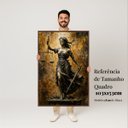Ver imagem 3 de Quadro Advocacia Escritórios a Guardiã da Justiça e Verdade