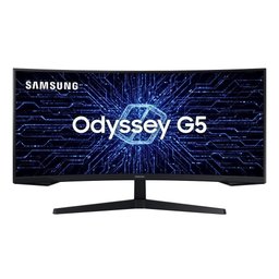 Monitor Gamer Curvo Samsung Odyssey G5 34", 165 Hz, 1ms, Freesync, Hdr10 - Lc34g55twwlmzd - 1