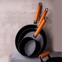 Ver imagem 6 de Jogo de Panelas Antiaderente Cerâmica Cucina Preto 7 Peças