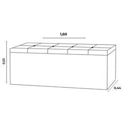Kit Cabeceira Painel e Calçadeira Baú Casal Queen 1,60m Roma Suede Azul Marinho Dal Poz Estofados - 4