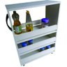 Balcão porta temperos condimentos com rodízios cozinha - 1