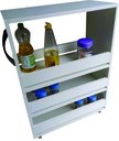 Ver imagem 1 de Balcão porta temperos condimentos com rodízios cozinha