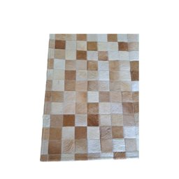 Tapete de Couro Quadriculado 2,00 X 1,50 M Bege - 3