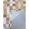 Tapete de Couro Quadriculado 2,00 X 1,50 M Bege - 5