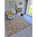 Ver imagem 2 de Tapete de Couro Quadriculado 2,00 X 1,50 M Bege