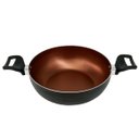 Ver imagem 1 de Panela Frigideira Caçarola WOK 24 cm Antiaderente Alumínio - Cobre