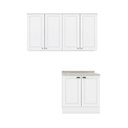 Ver imagem 3 de Lavanderia Modulada 03 Peças 100% MDF Branco Hp/Calcare Emilly