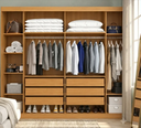 Ver imagem 2 de Roupeiro Bianchi Safira 6 Portas Naturale 100%MDF - Bianchi Móveis