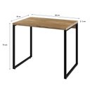 Ver imagem 5 de Escrivaninha Compace Mdp, Aço de 90cm X 75cm X 60cm Carvalho
