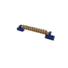 Barramento de Neutro, Cobre, 12p 80a 500v, Cor Azul, (1un) - 1