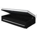 Ver imagem 4 de Cama Box Conjugada Solteiro 88x188 c/ Baú e Cama Auxiliar Maya Preto