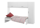 Ver imagem 2 de Cama Solteiro com Guarda-roupa para Colchão 88 X 188 Cm Multimóveis Fg2650 Branca