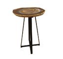 Ver imagem 1 de Mesa Chapa Grossa de Ágata Natural com Base em x