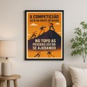 Ver imagem 1 de Quadro Motivacional Trabalho em Equipe 45x34cm - com Vidro:moldura Preta