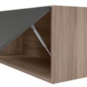 Ver imagem 5 de Armario Aereo Basc Mdf 60 Cm Kali 16337 Carvalho Toq Chumbo Nicioli