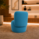 Ver imagem 3 de Poltrona Decorativa Bia Orgânica Suede Recepção Sala Estar Quarto