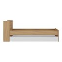 Ver imagem 3 de Bicama de Solteiro para Colchão 188 X 78cm com Baú Embutido Multimóveis Mp4258 Rustic/branco