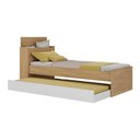 Ver imagem 1 de Bicama de Solteiro para Colchão 188 X 78cm com Baú Embutido Multimóveis Mp4258 Rustic/branco