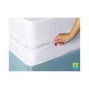 Ver imagem 3 de Capa Colchão Solteiro Branco com Ziper