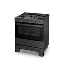 Ver imagem 3 de Fogão a Gás Mesa Vidro e Forno 84L Limpa Fácil Esmaltec Ideal Super Glass Preto 5 Bocas Bivolt