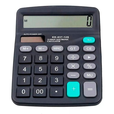 Calculadora de Mesa Comercial Escritório 12 Dígitos
