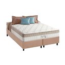Ver imagem 1 de Cama Box Queen: Colchão Molas Anjos Superlastic King Best + Base CRC Suede Clean(158x198)