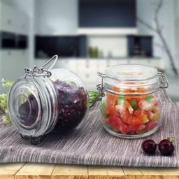 Pote Hermético Vidro Redondo Trava Metal Plus 500ml - Tuut - 4