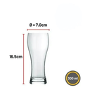 Ver imagem 2 de Copo para Cerveja Joinville 300 ml Transparente Nadir - Kit com 24 Unidades