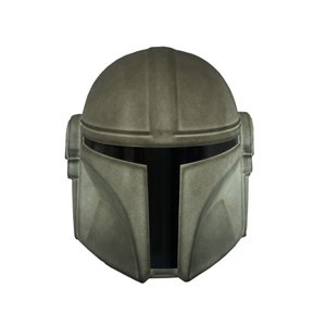 Luminária Abajur Capacete Mandaloriano Personagem The Mandalorian Star Wars com Lâmpada LED