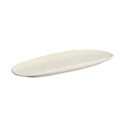 CONJUNTO C/ 4 TRAVESSAS OVAL RASA GRANDE ORGÂNICO CLAY 36x13 cm - 2